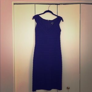 Adrianna Pappel purple cocktail dress